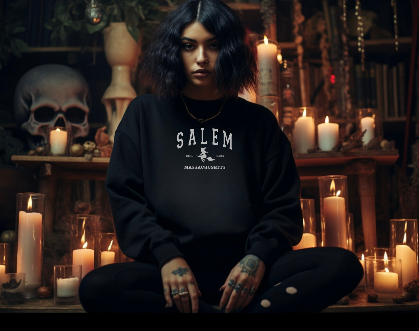 Salem | bluza czarna