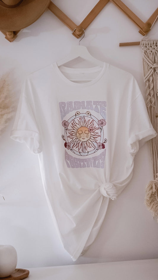 Radiate positivity | t-shirt